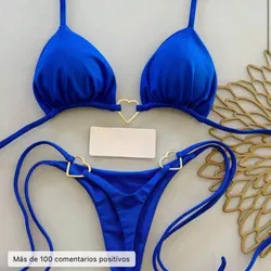 Bikini azul oscuro