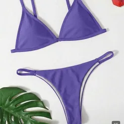Bikini minimalista morado