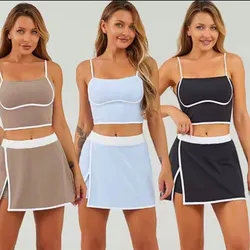 Conjunto de saya y tops