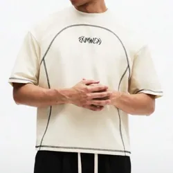 Pulover beich con mangas oversize