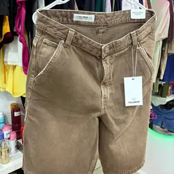 Short de mezclilla carmelita