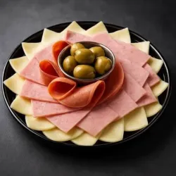 Entremés de Jamón, Queso, Aceitunas y Chorizo