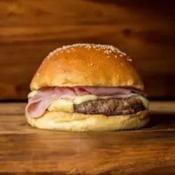Hamburguesa con jamón