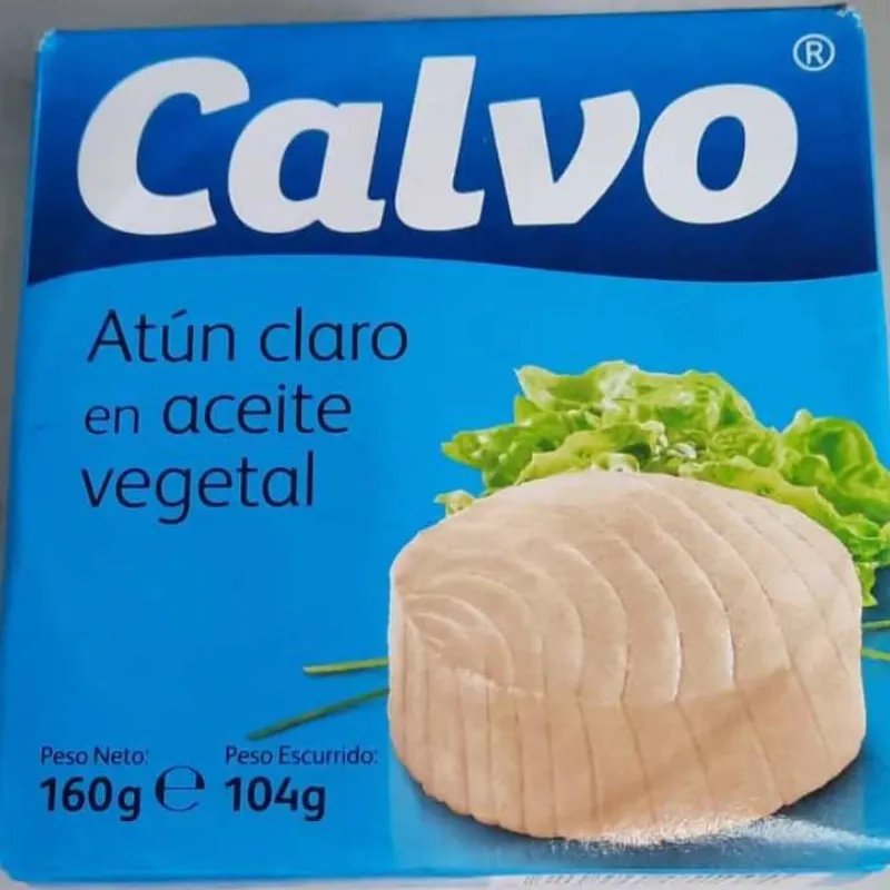 Atún Claro Aceite Vegetal Calvo 24/Caja