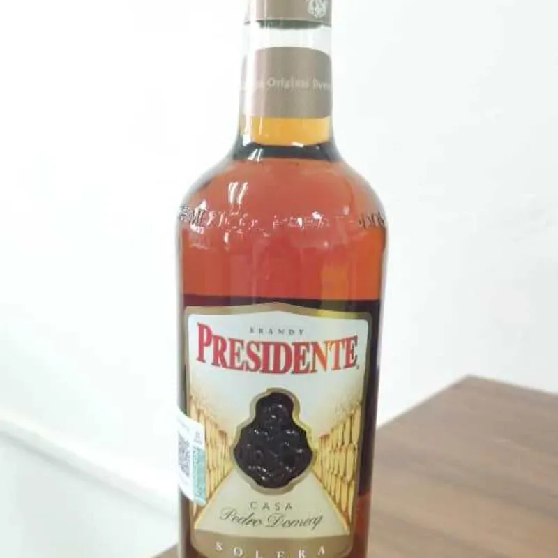 Brandy Solera Presidente Pedro Domecq 35%Alc. Vol.Uno 700ml 12/Caja