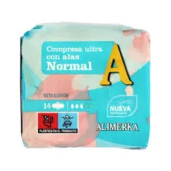 Compresa Ultra Alas Normal ALIMERKA