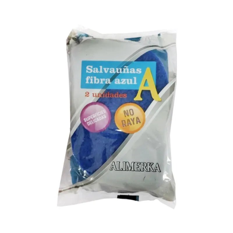 Estropajo Salvauña Fibra Azul ALIMERKA