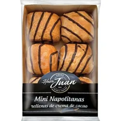 Hnos Juan Mini Napolitanas Rellenas de Cacao Congelado