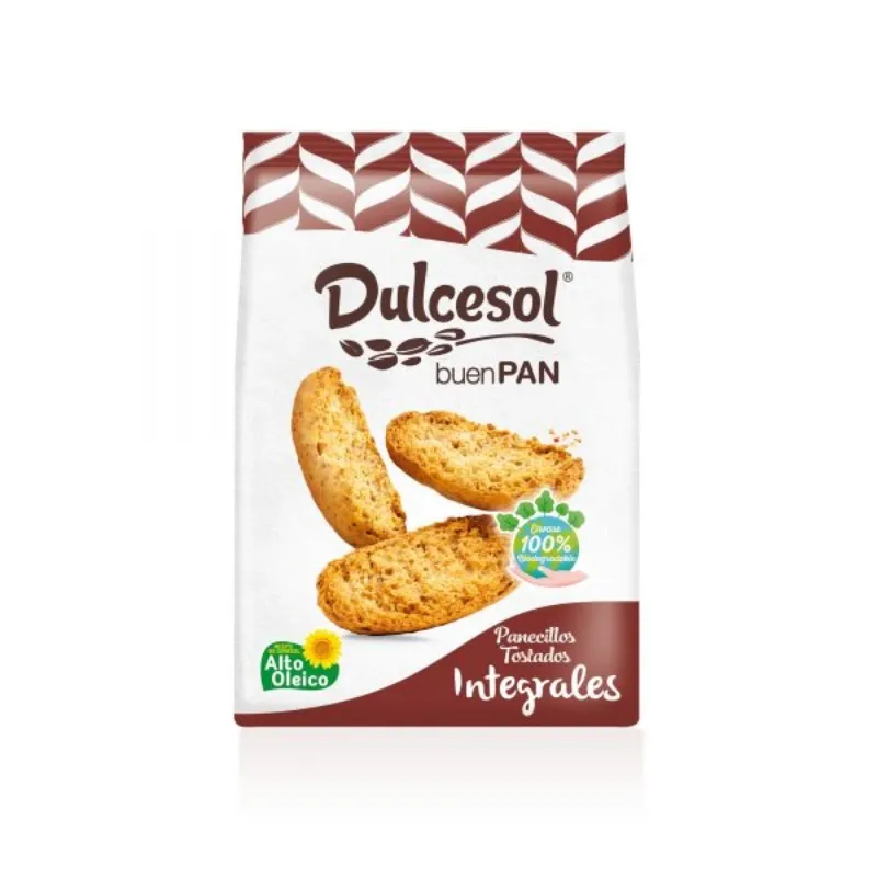 Panecillos Integrales Tostados DULCESOL 12/Caja