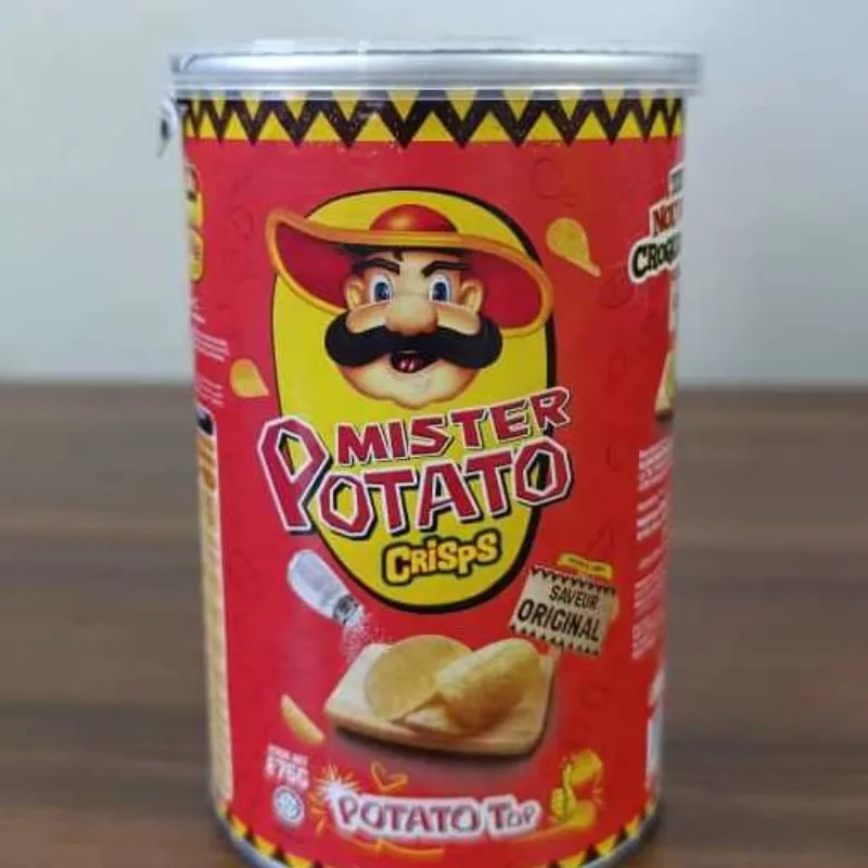 Papas Mister Potato Crisps Original 75g 12/Caja