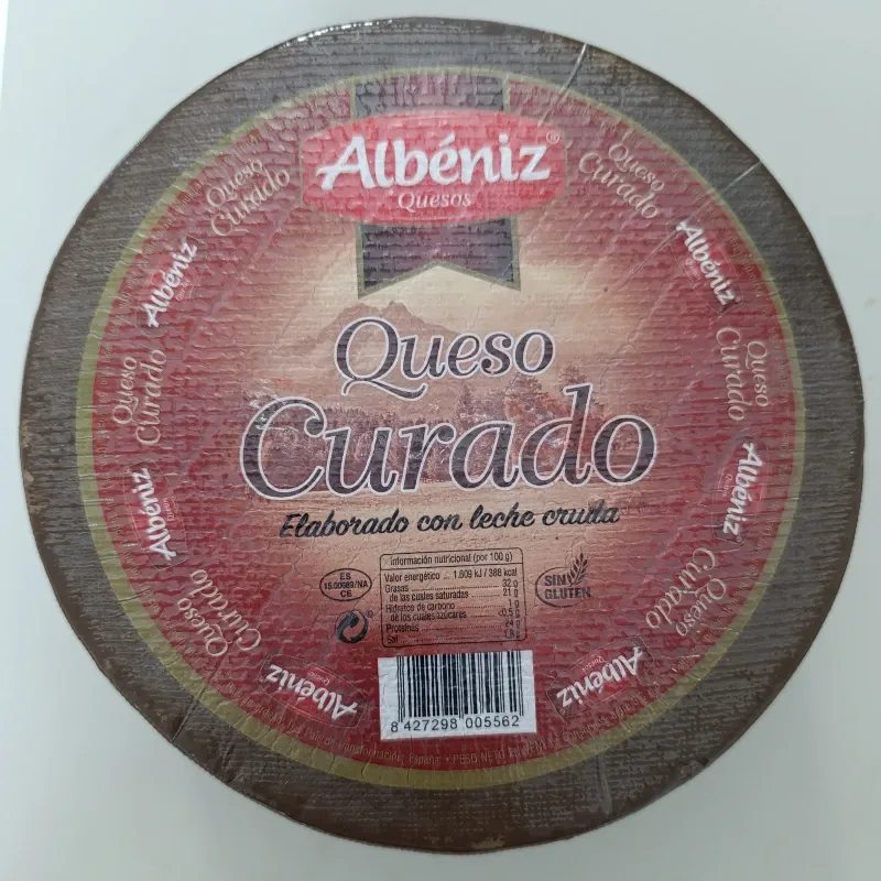 Queso Curado Extra ALBENIZ 3kg 2/CAJA