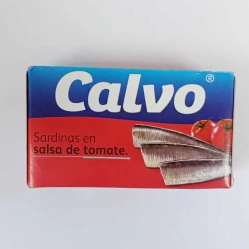 Sardinas en Salsa de Tomate Calvo 120g 24/Caja