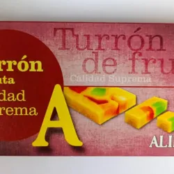 Turrón Frutas Calidad Suprema ALIMERKA 250g 12/Caja