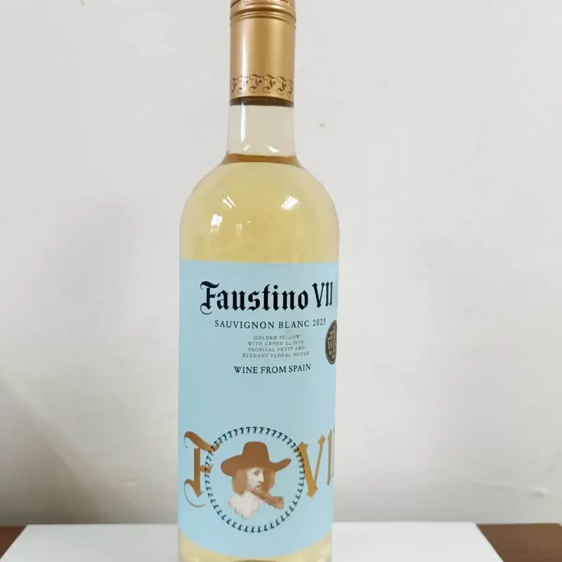 Vino Blanco Sauvignon Blanc D.O.Ca.Rioja FAUSTINO VII 750ml 6/Caja