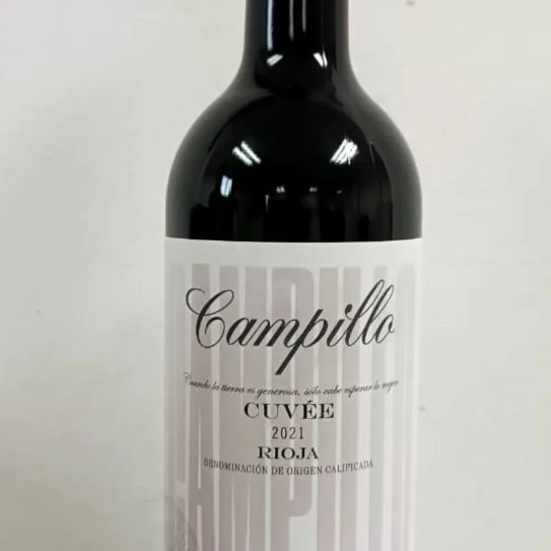 Vino Tinto Tempranillo D.O.Ca.Rioja CAMPILLO CUVEE 750ml 6/Caja