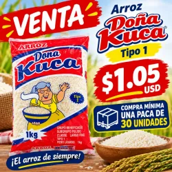 Arroz Doña Kuca 1 Kg, Tipo 1