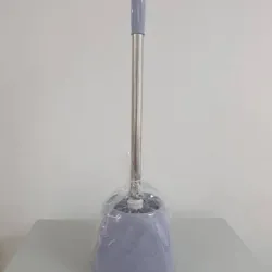 CEPILLO P/ INODORO 12X14X52CM BLANCO,GRIS,GRIS CLARO