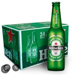 Cerveza Heineken 5%Alc, caja 24u 