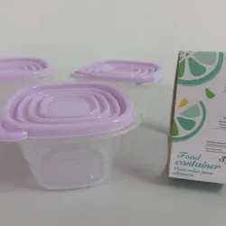 ENVASE P/ ALIMENTOS 3PZAS 0.5L TRANSPARENTE