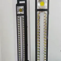 LAMPARA RECARGABLE LED 5W COB+80SMD (SOLAR)