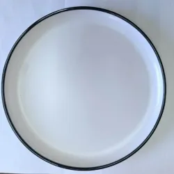 PLATO 8.3"  BLANCO/NEGRO