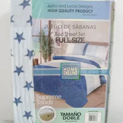 SABANA FULL  ESTAMPADA VARIOS COLORES