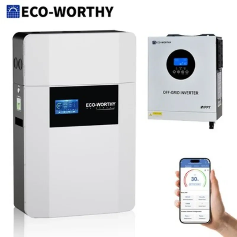 Batería ECO-WORTHY 48V 100Ah LiFePO4
