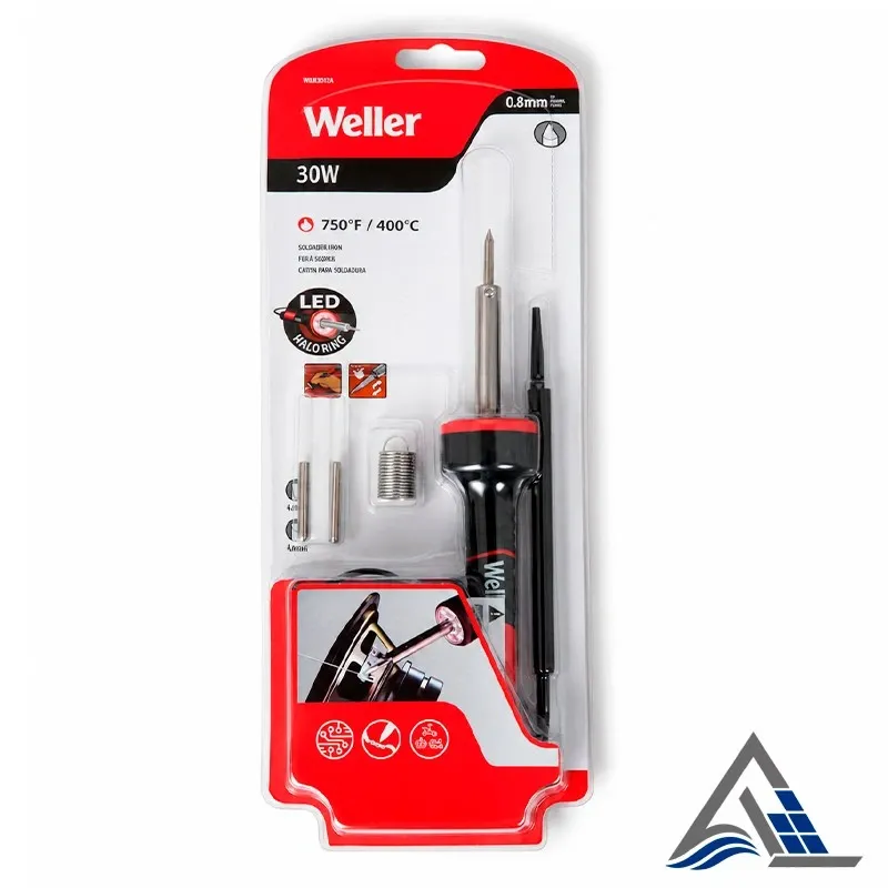 Cautín Weller 30W y estaño de soldadura Harrys