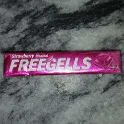 Caramelo Freegells sabor fresa y menta