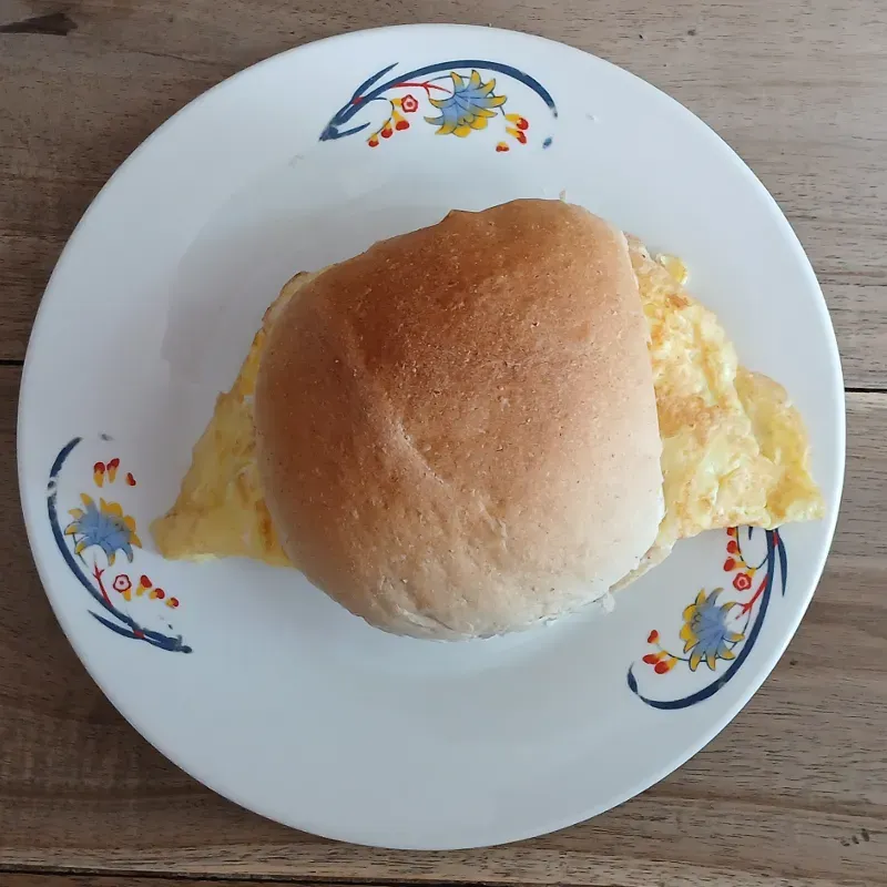 Pan con tortilla natural