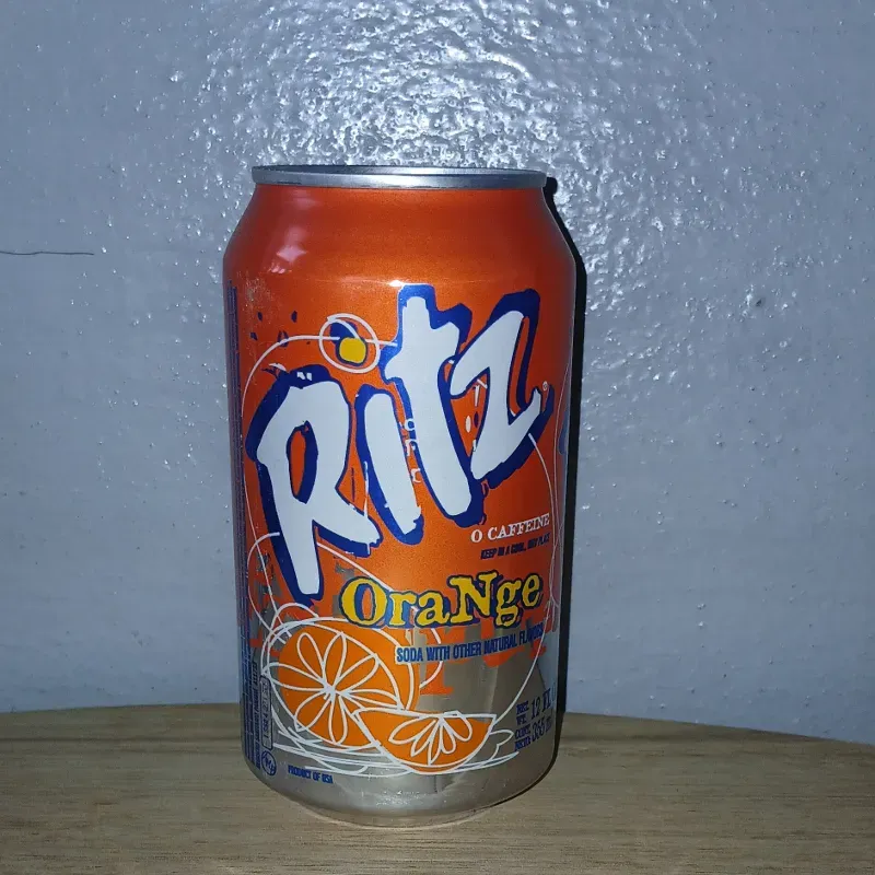 Refresco gaseado sabor naranja