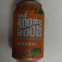 Refresco gaseado sabor naranja