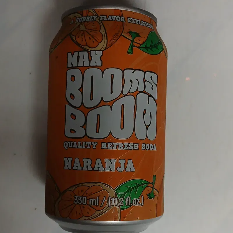 Refresco gaseado sabor naranja