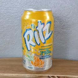 Refresco gaseado Ritz sabor piña, 355 ml.