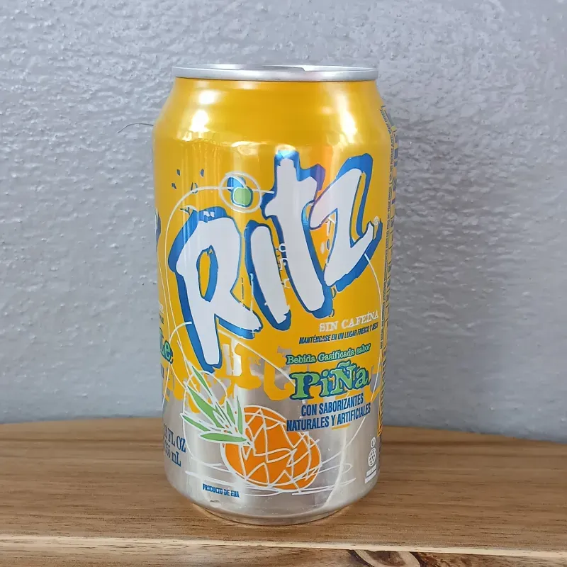 Refresco gaseado sabor piña