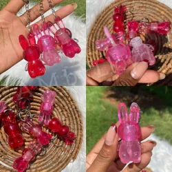 *Bunny Lipgloss con Llavero* 🐰🩷