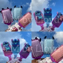 💜🩷*Cepillos para Cabello Stitch* 🩷💜