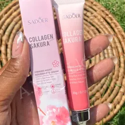 *Contorno de Ojeras de Colágeno de Flor de Sakura SADOER* 🌸