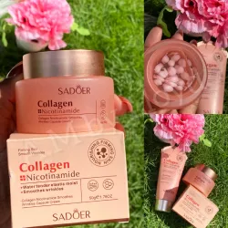 *Crema en Gel Facial  de Niacinamida con Perlas de Colágeno* 🌸