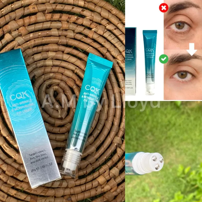 Crema para el contorno de ojos con masajeador de Acído Hialurónico💦