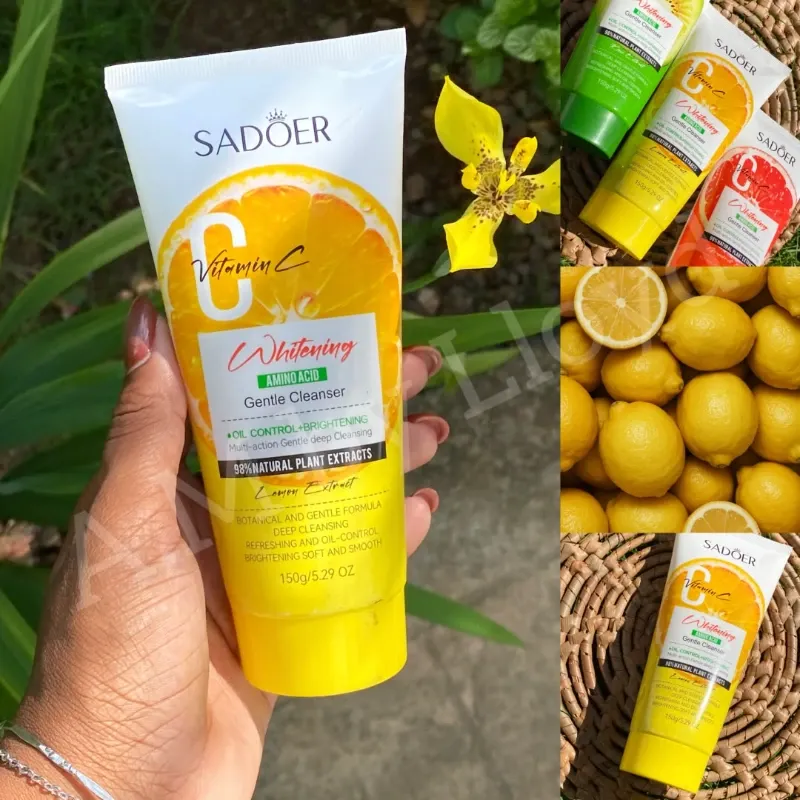 🍋 *Gel Limpiador SADOER NARANJA — Control de grasa + Luminosidad* 🍋
