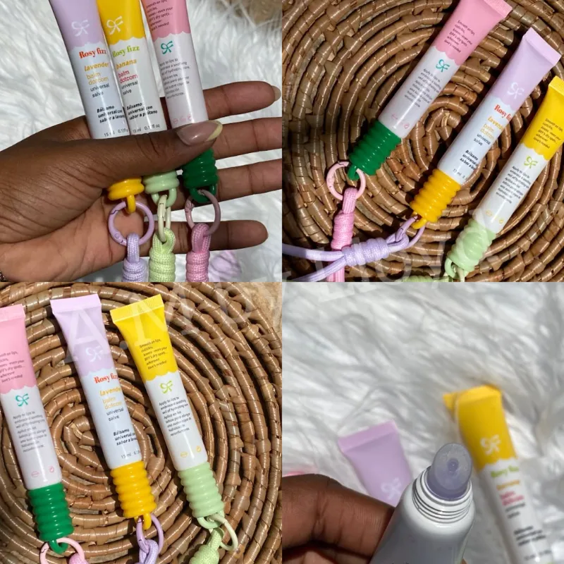 Lipgloss Balm con Llavero 🌺