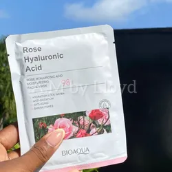 *Mascarilla Bioaqua de Acído Hialurónico de Rosas* 🌹