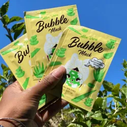 💅: *Mascarilla de burbujas de Aloe Vera