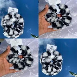 *Maxi Scrunchie de Pelitos Animal Print* 🦓