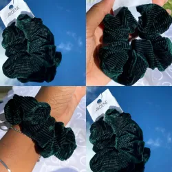 *Maxi Scrunchie de Terciopelo Verde* 💚