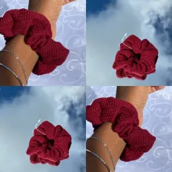 *Maxi Scrunchie Roja de Colchita*