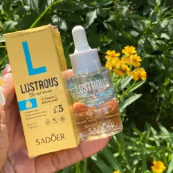 *Serum 2 en 1 SADOER Lustrous de Vitamina C* 🍋