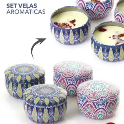 *Velas Aromáticas con Pétalos de Flores* 🌺