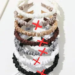 Diademas arrugadas